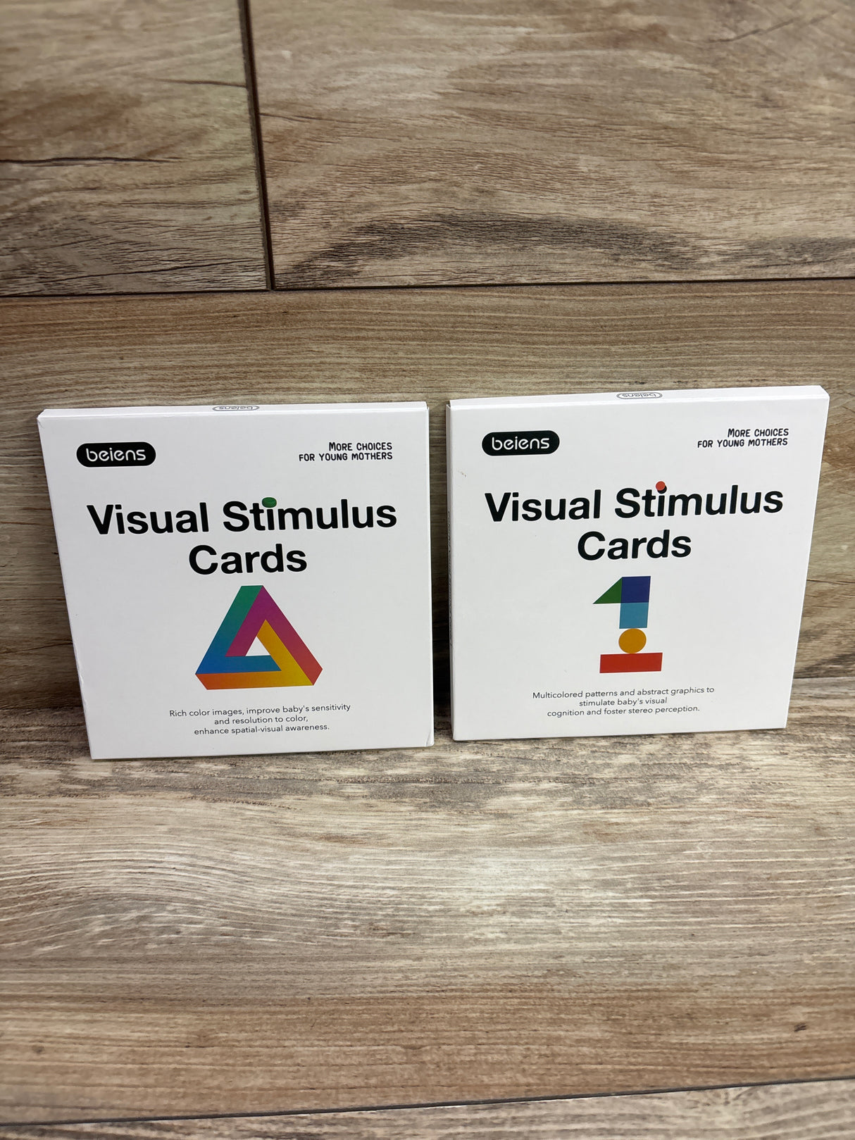 Beiens Colorful Visual Stimulus Cards 2pk 40pc