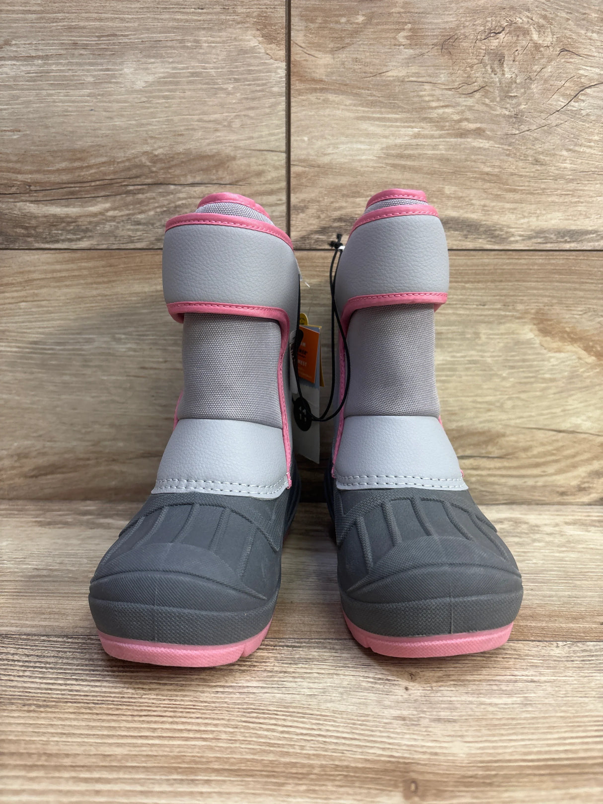 NEW Cat & Jack Lenny Winter Snow Boots Grey sz 11c