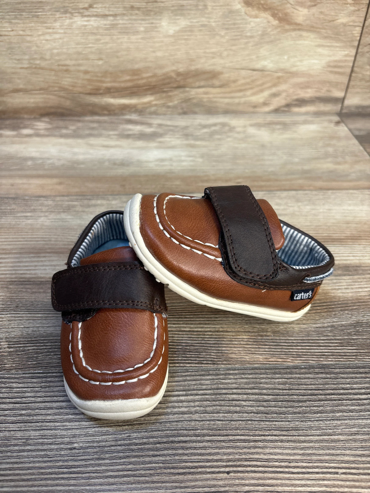 Carter's Jaden-P-B Casual Boat Shoes Brown sz 4.5c