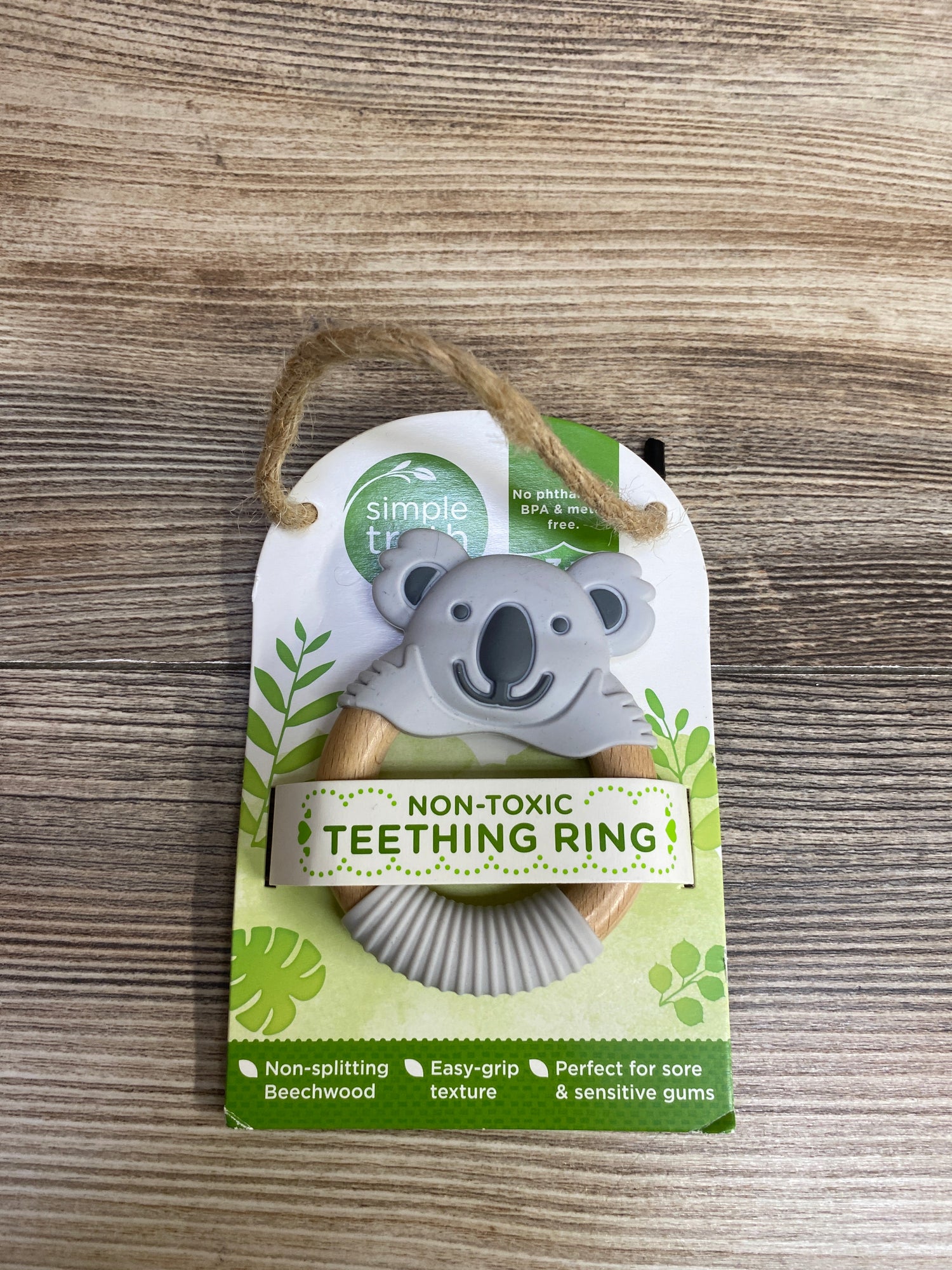NEW Simple Truth Koala Teething Ring