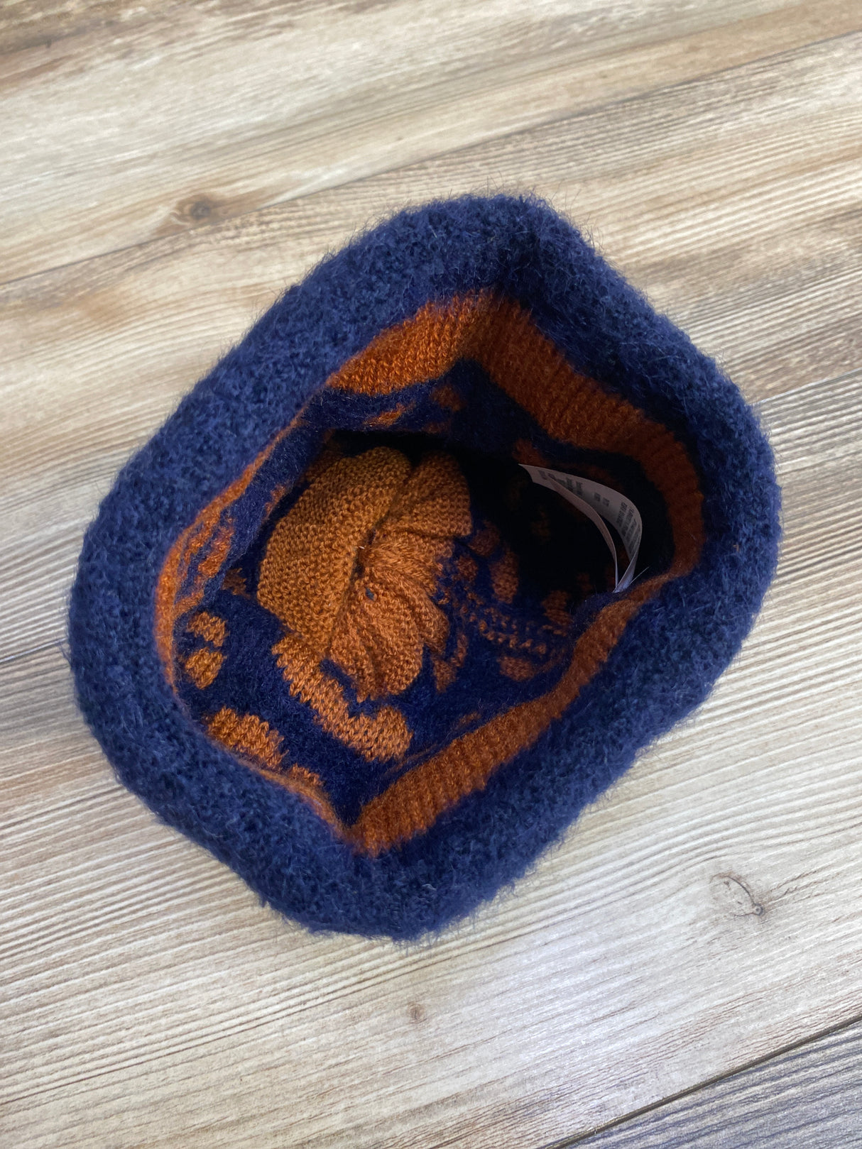 NEW Cat & Jack Knit Beanie w/ Pom Pom Navy sz 2T-5T