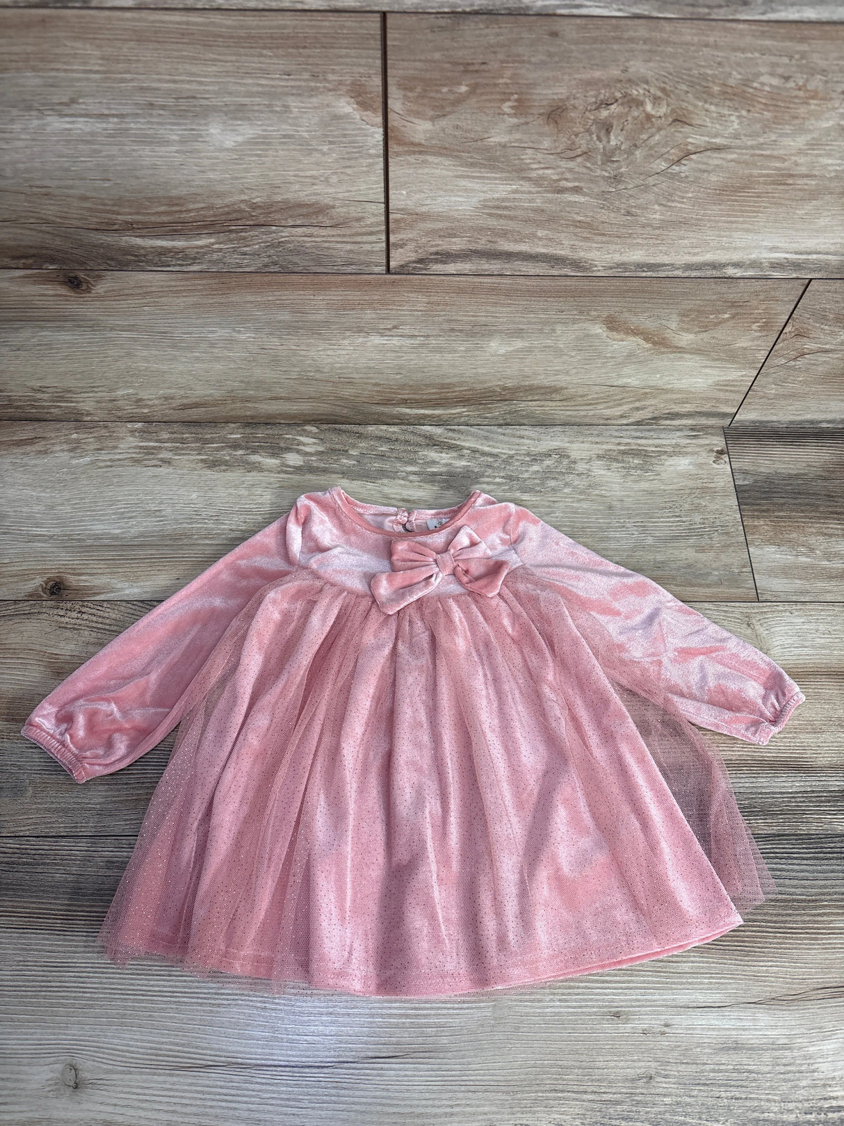 Baby Starter's Velvet Tulle Dress Pink sz 18m