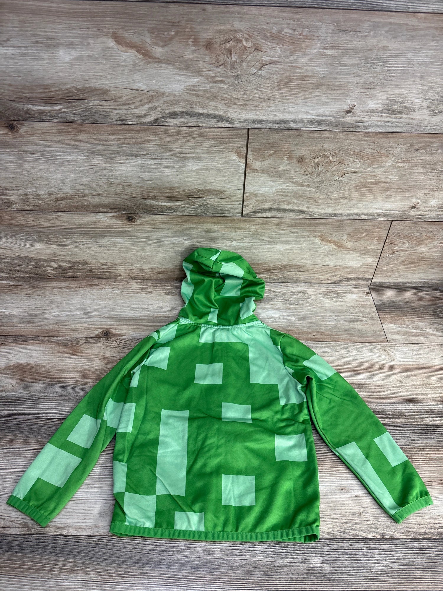 Jumping Beans Minecraft Costume Fleece Hoodie Green sz 4