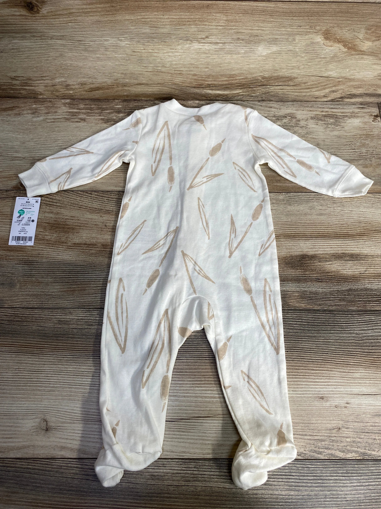 NEW Carter's Duck Tale Sleeper Ivory sz 6m