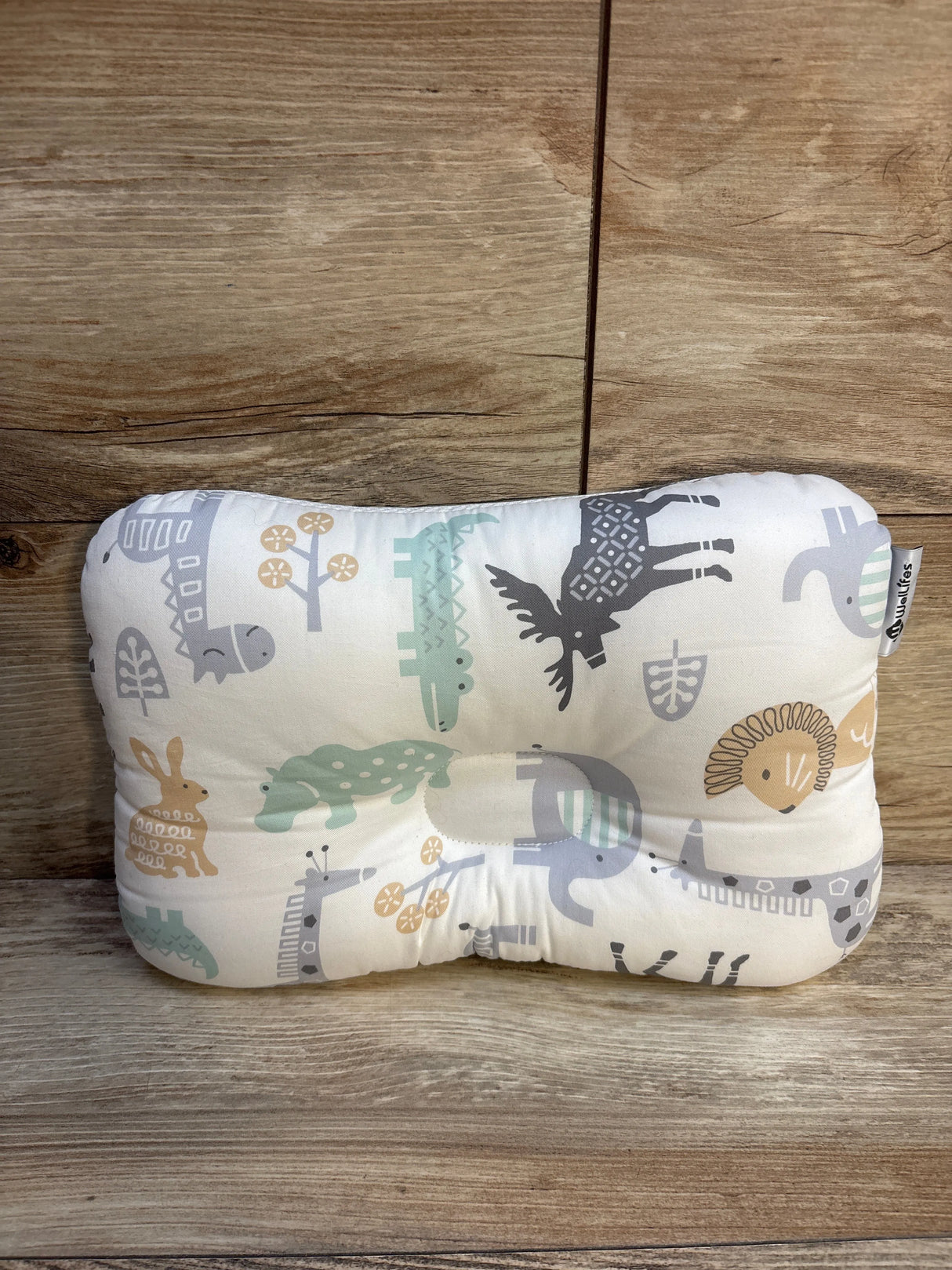 Wellifes Baby Head and Neck Support Pillow, Animal World