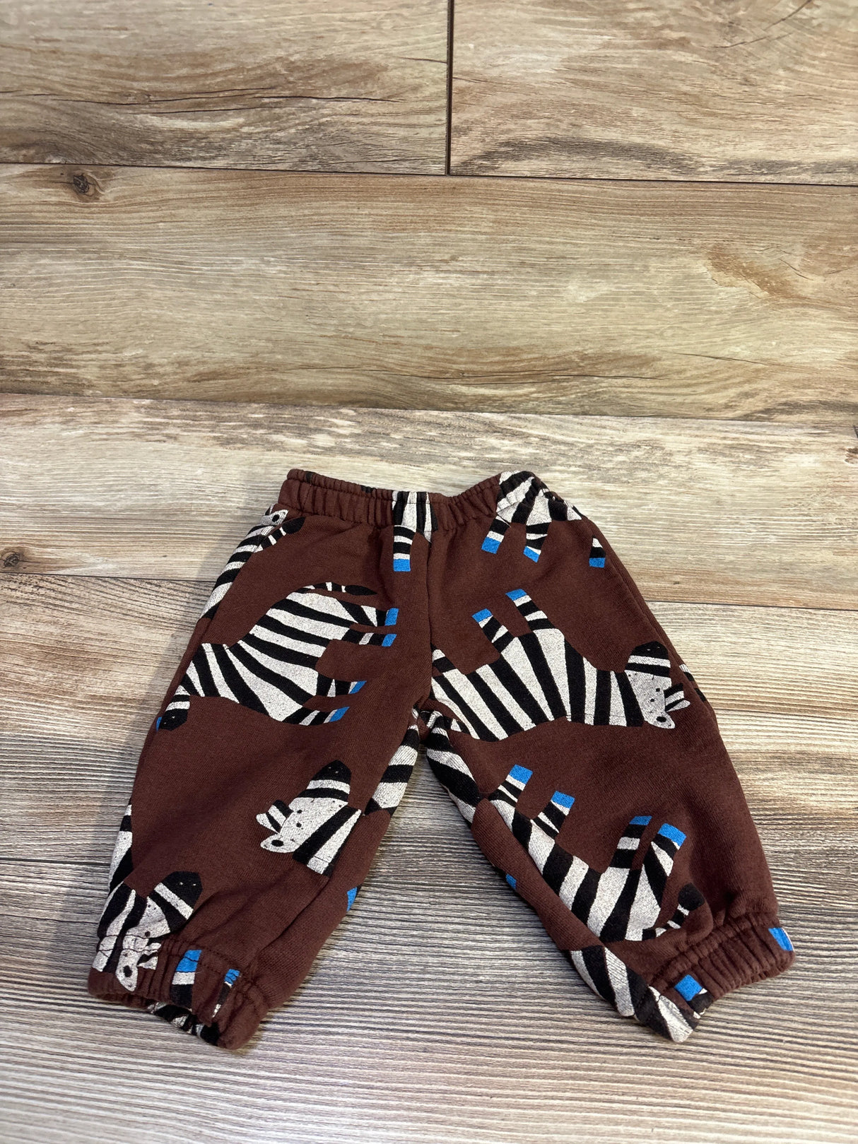 Zara Zebra Pull-On Joggers Brown sz 18m