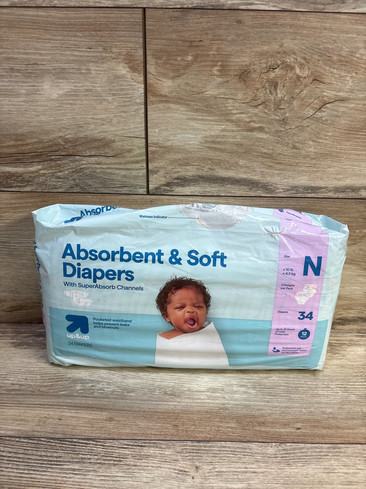 NEW up&up Absorbent & Soft Diapers Size Newborn 34ct.