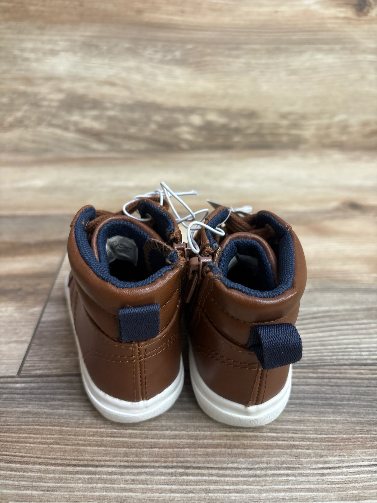 NEW Cat & Jack Mateo High Top Sneakers Brown sz 5c