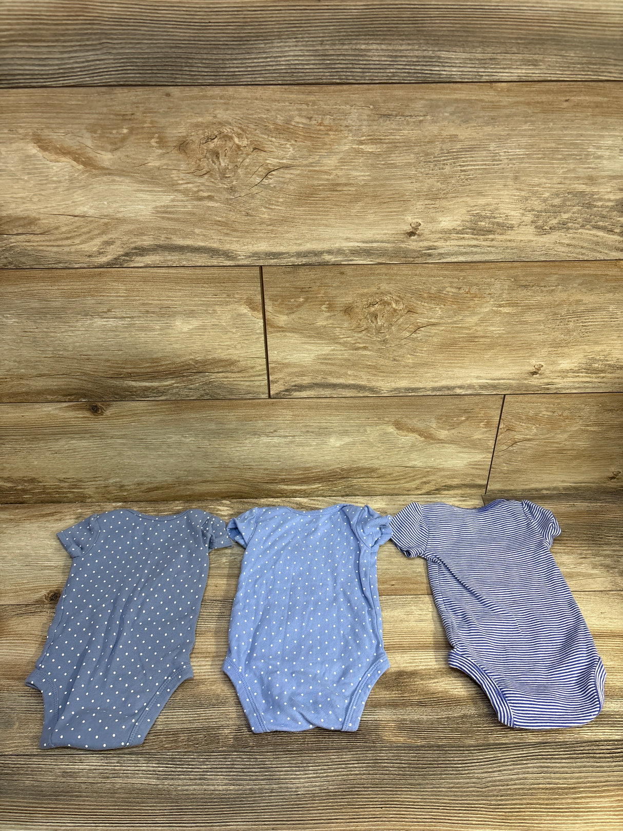 Carter's 3pk Bodysuit Set Blue sz 3m