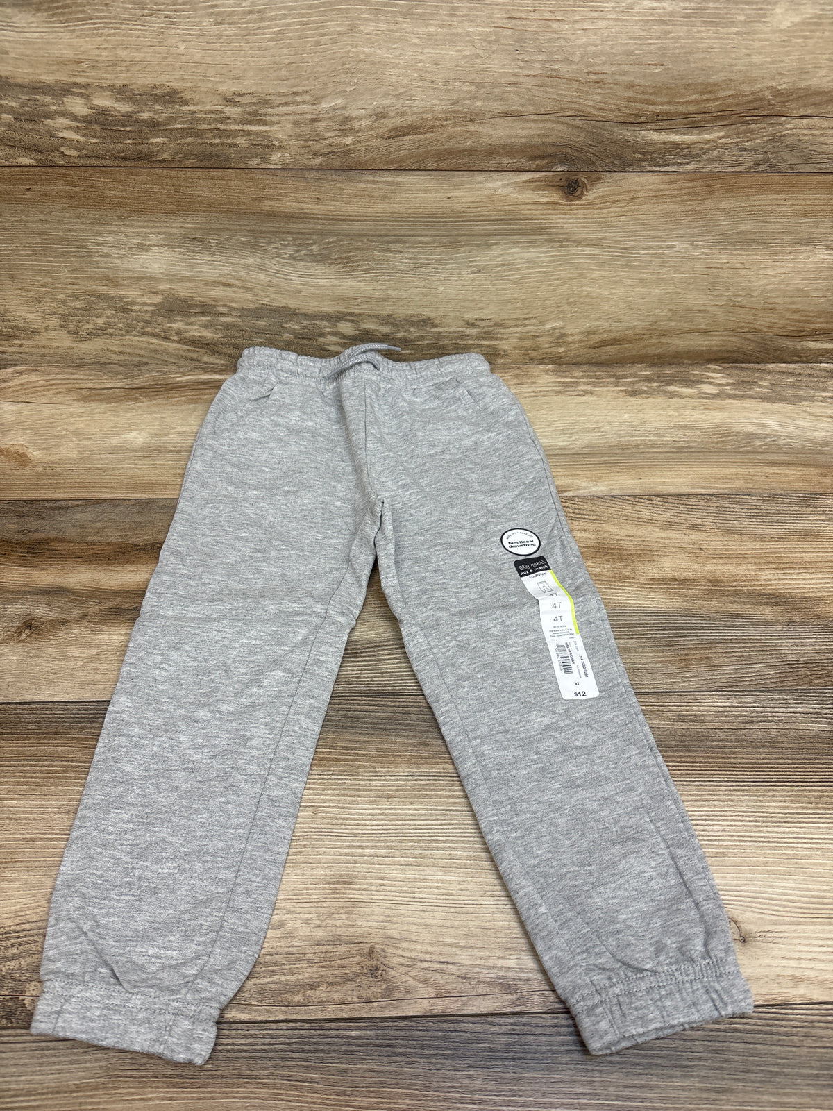 NEW Okie Dokie Drawstring Joggers Grey sz 4T