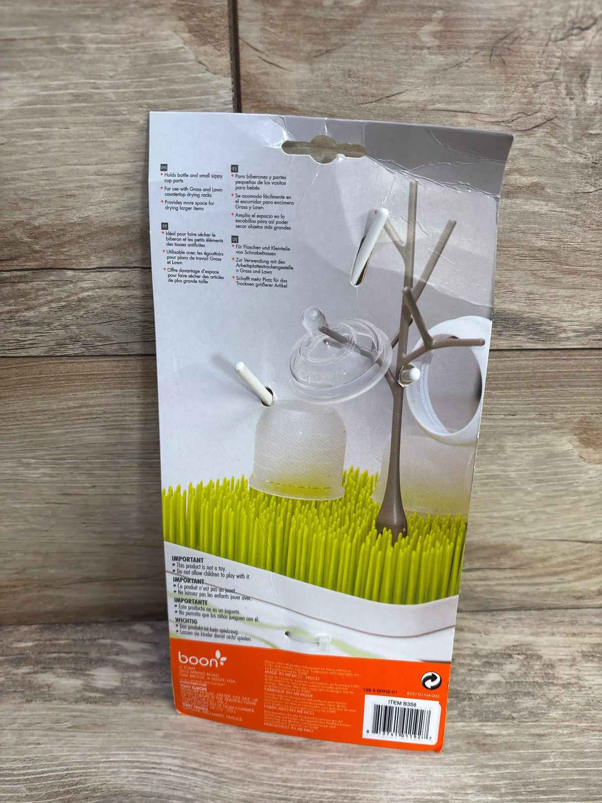 NEW Boon Twig Grass and Lawn Drying Rack Accessory, White