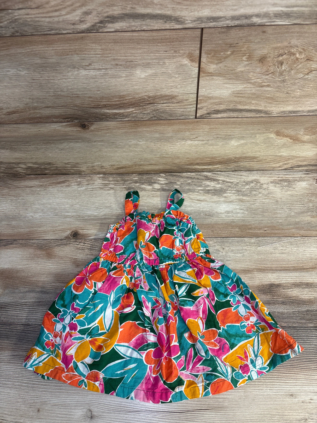 Carter's Floral Dress Green sz 2T - Me n Mommy To Be