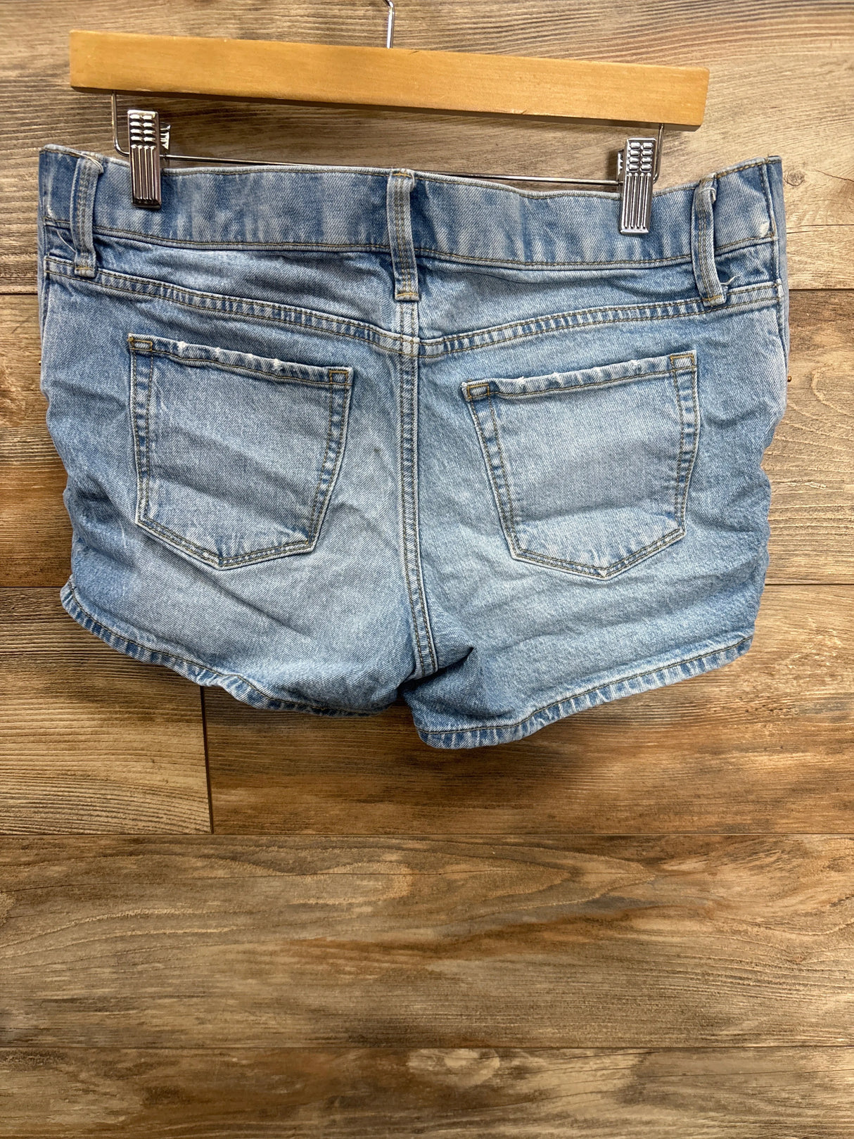 Isabel Maternity Side Panel Shorts Blue sz Small