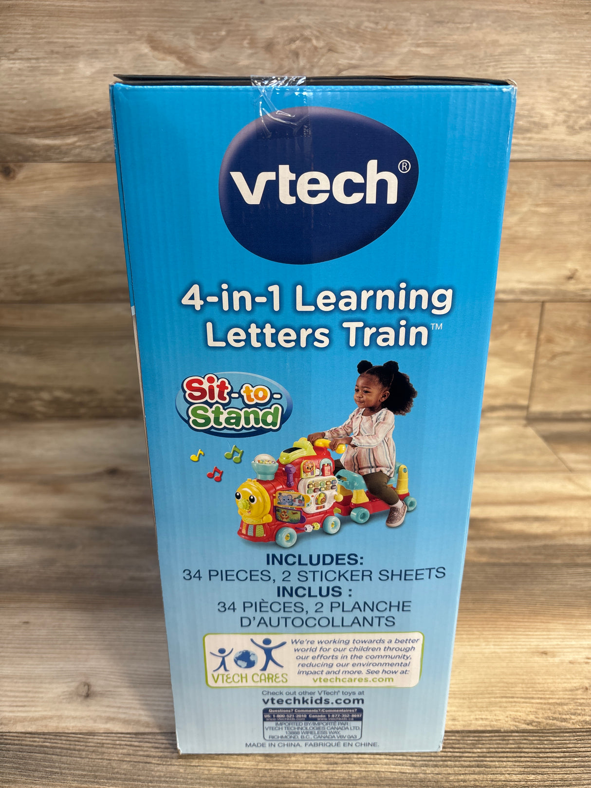 NEW Vtech 4-in-1 Learning Letters Train