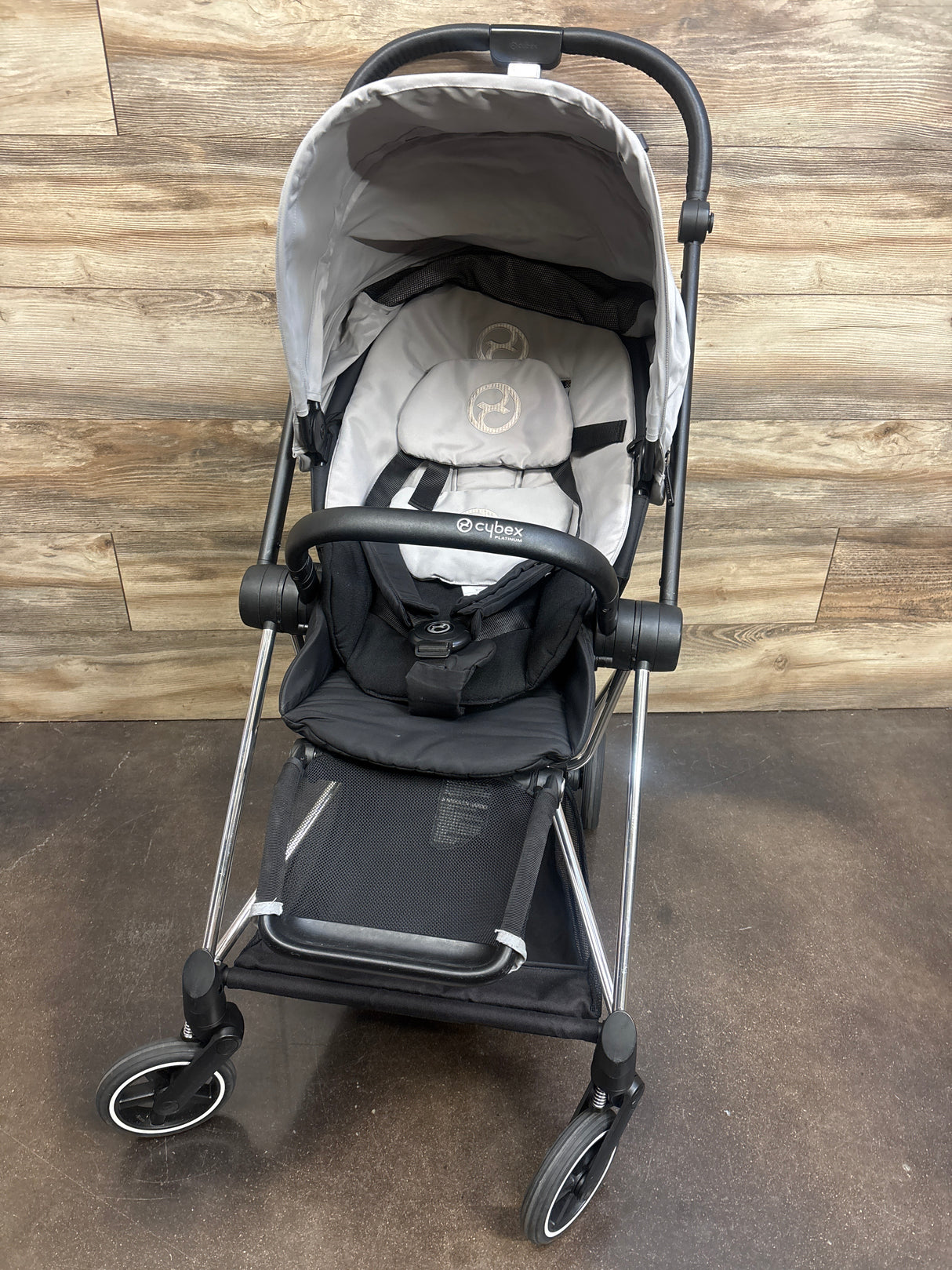 Cybex Platinum Mios 3 Stroller in Chrome Grey with Accessories