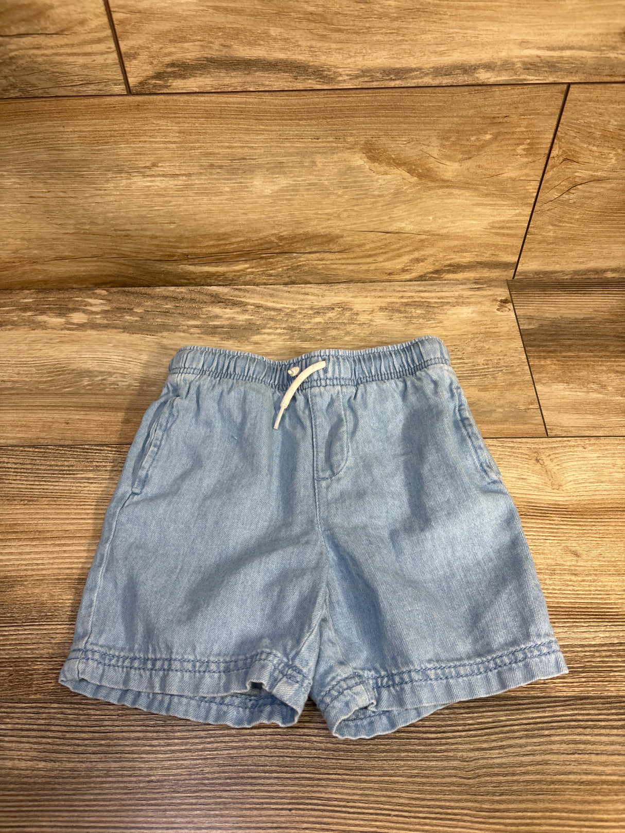 Old Navy Drawstring Chambray Shorts Blue sz 3T