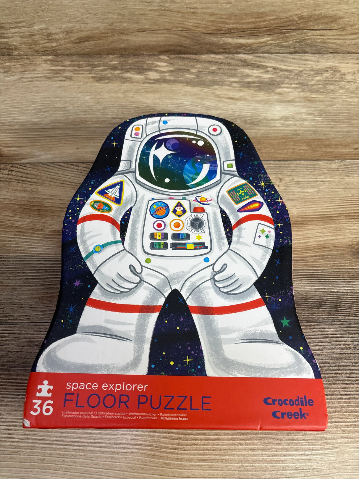 Crocodile Creek Space Explorer Floor Puzzle 36pc