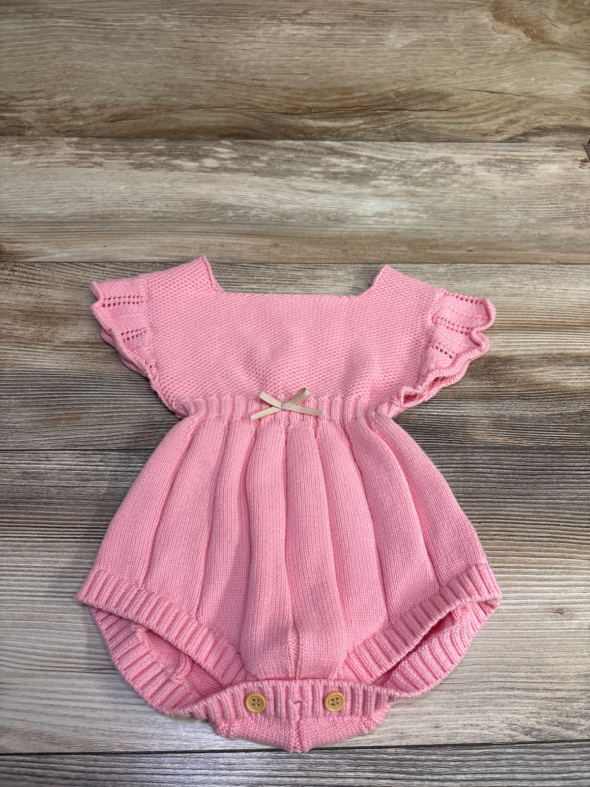 MyKids Knitted Bubble Romper Pink sz 3-6m