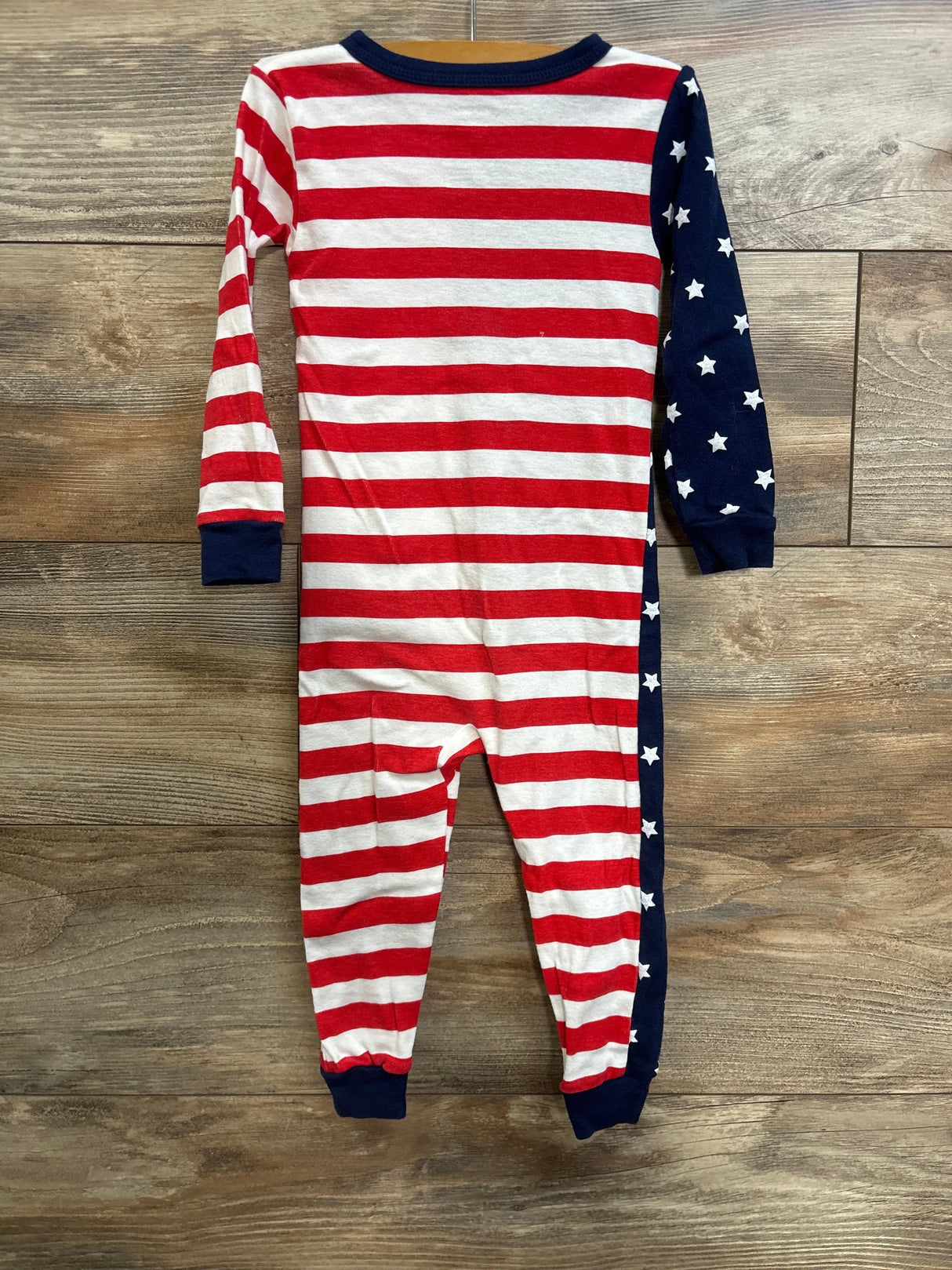 Carter's American Flag Sleeper Navy sz 24m