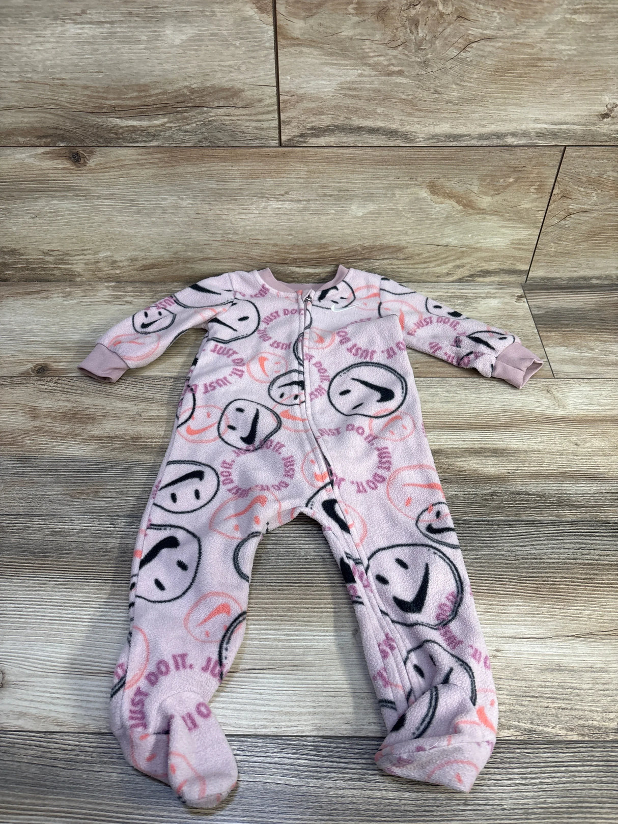 Nike Logo Blanket Sleeper Pink sz 9m