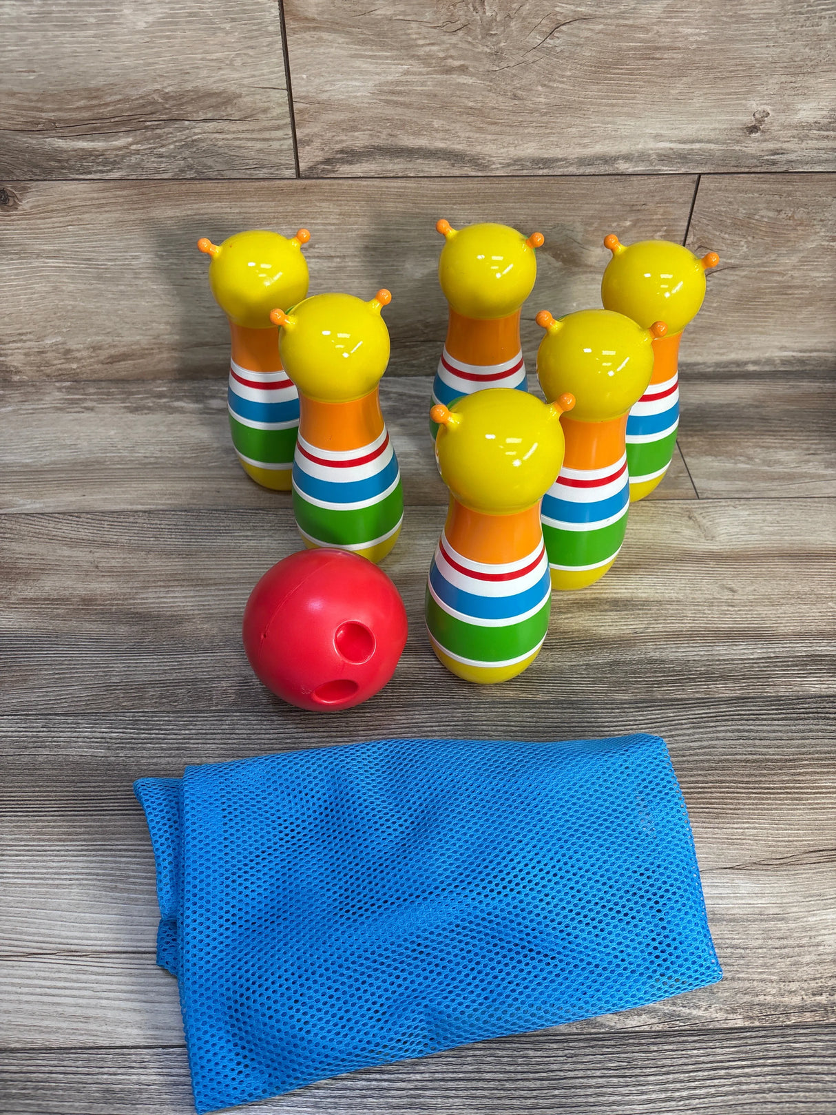 Melissa & Doug Rainbow Caterpillar Bowling Set