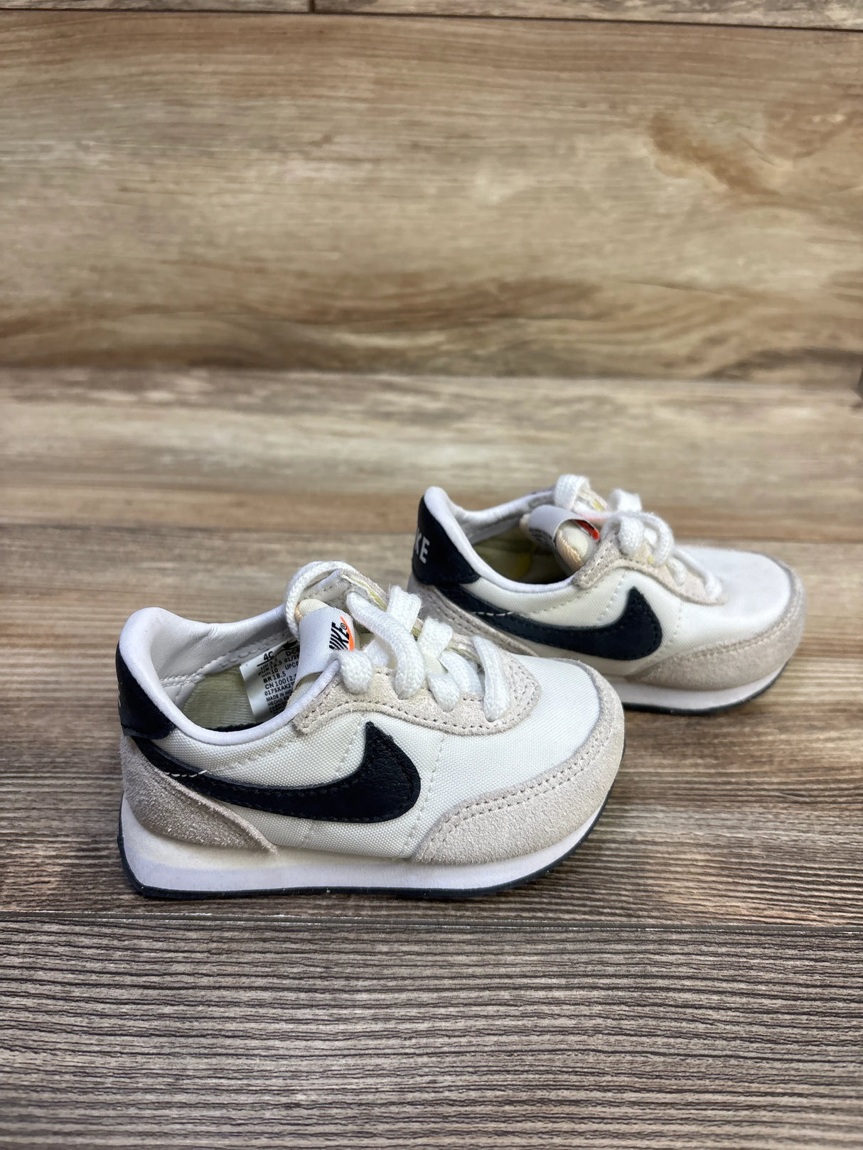 Nike Waffle Trainer 2 TD 'White Sail' Sneakers sz 3c
