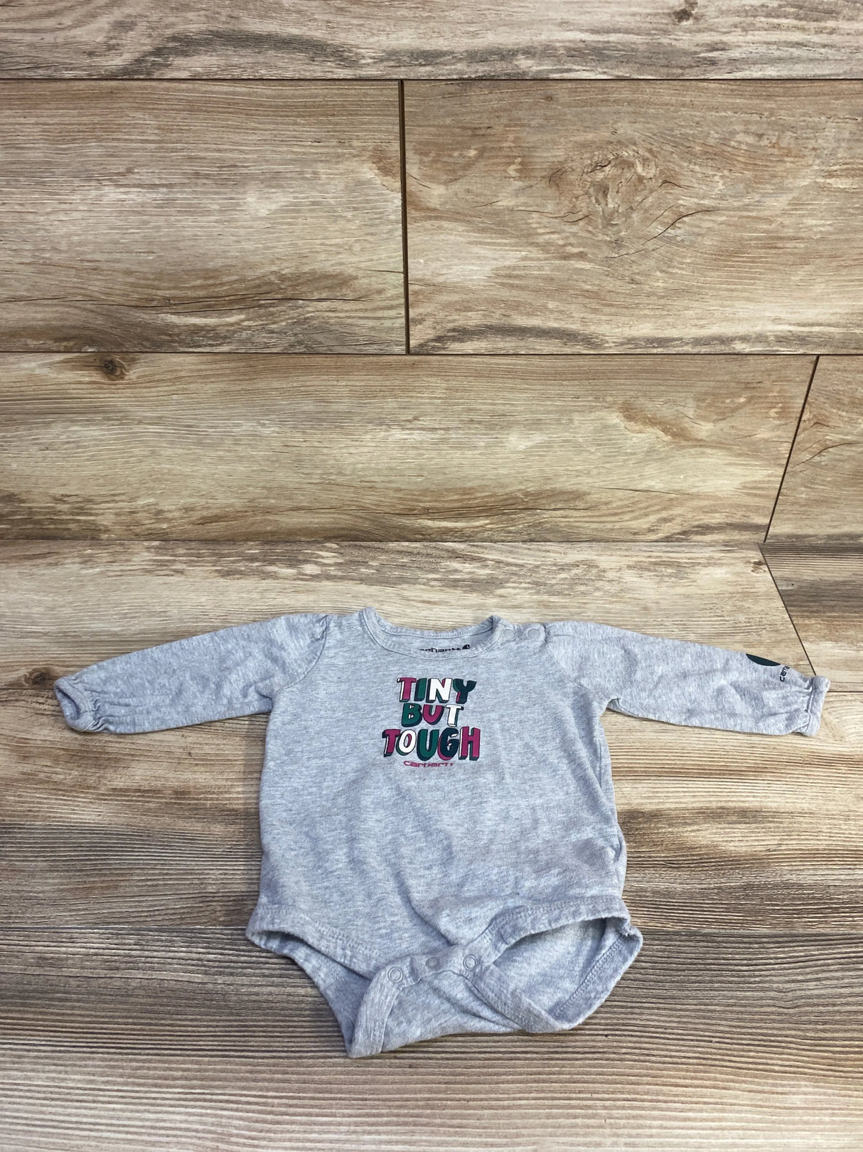 Carhartt Tiny But Tough Bodysuit Grey sz 6m