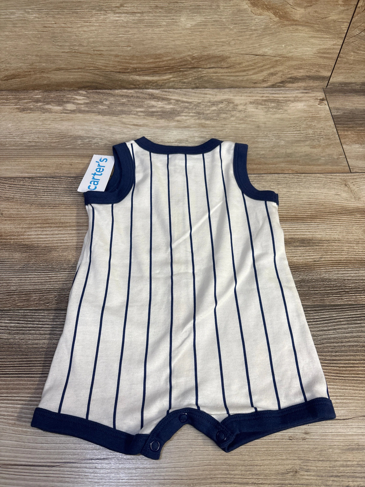 NEW Carter's All Star Tank Shortie Romper White sz 3m