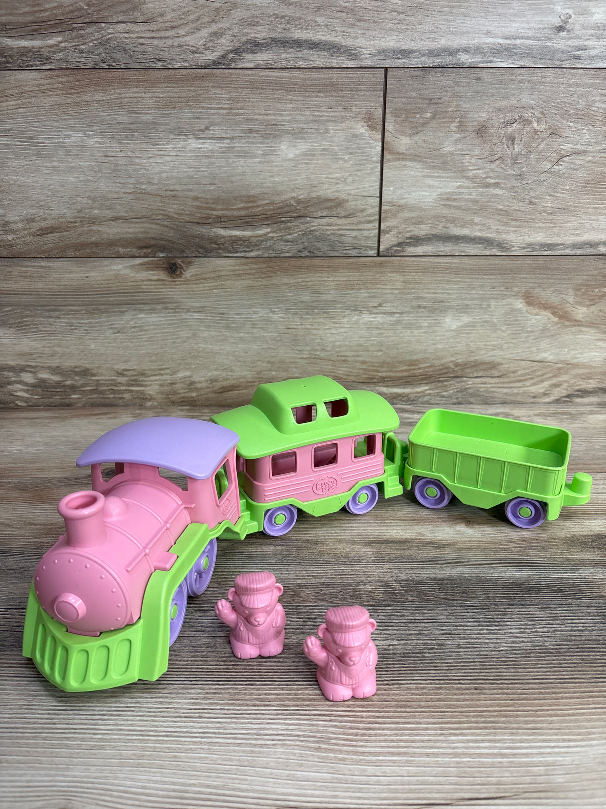 Green Toys Train Set Pink/Green