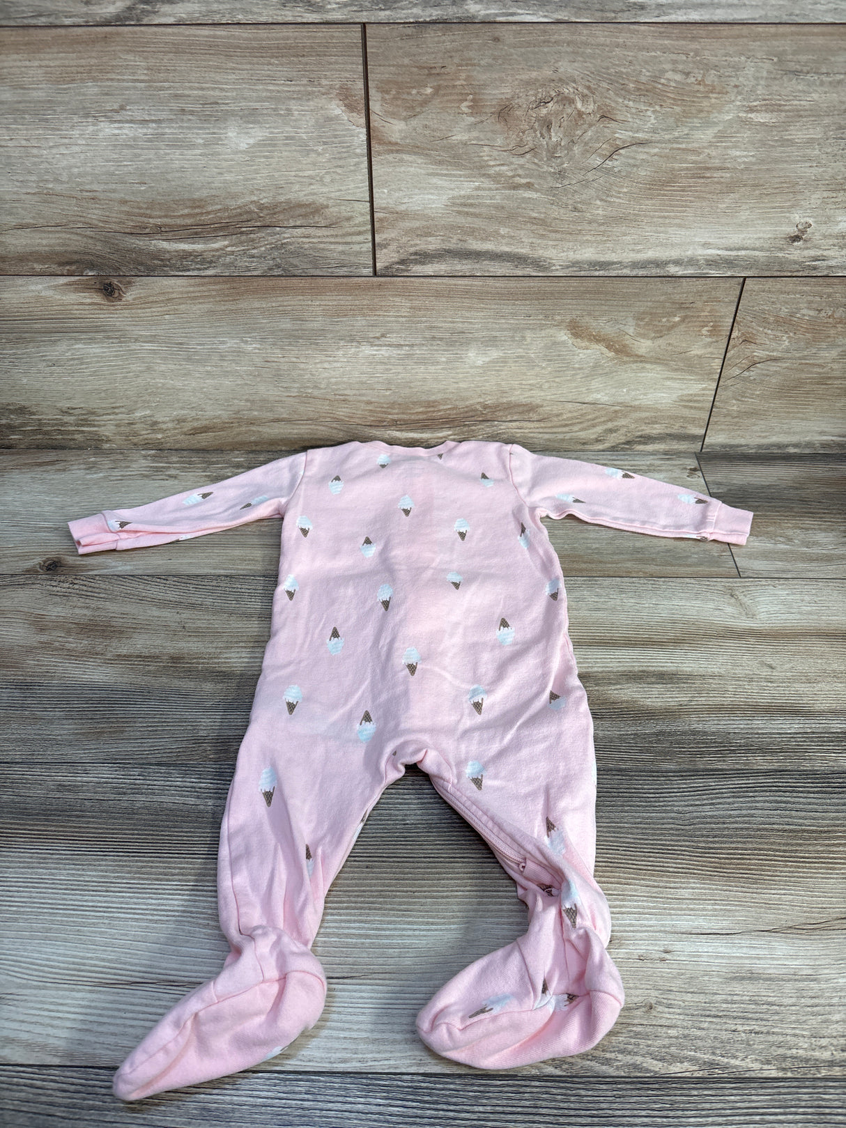 Pekkle Ice Cream Sleeper Pink sz 9m