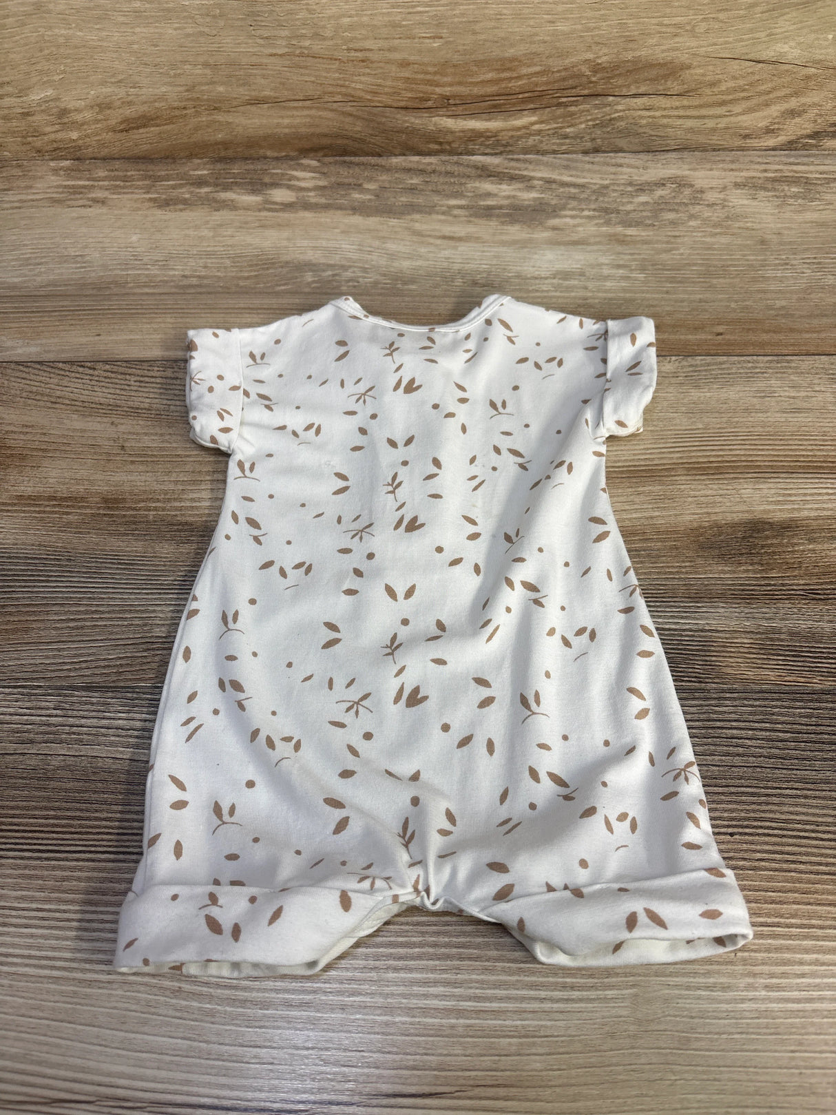Lou Lou Henley Shortie Romper White sz Newborn