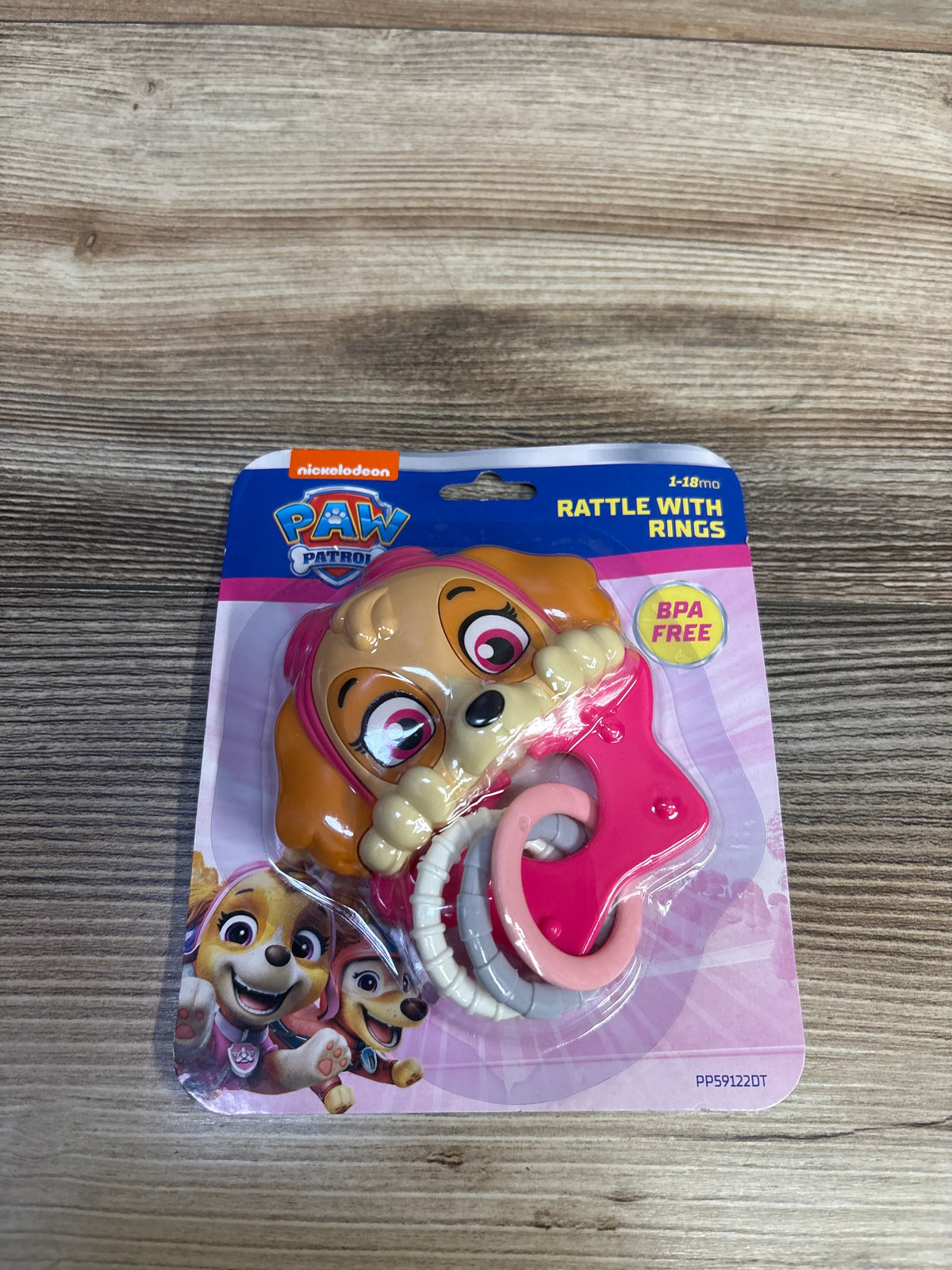 NEW Nickelodeon PAW Patrol Rattle with Rings