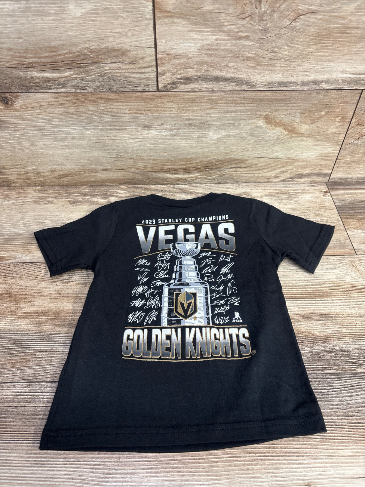 NHL 2023 Stanley Cup Champions Shirt Black sz 3T