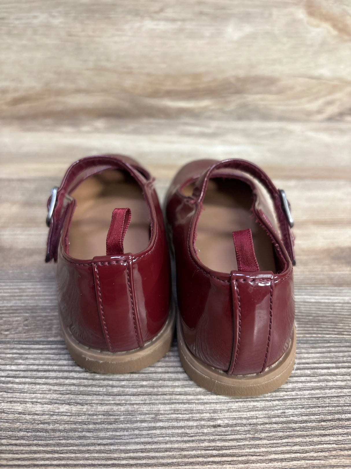 Old Navy Faux Patent-Leather Mary-Jane Shoes Red sz 11c