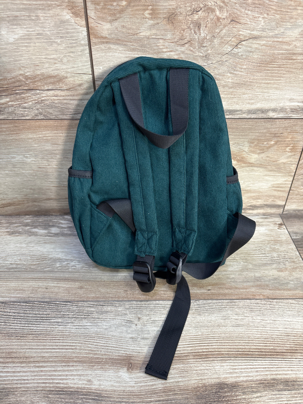 Binky Bro Toddler Backpack Green Corduroy