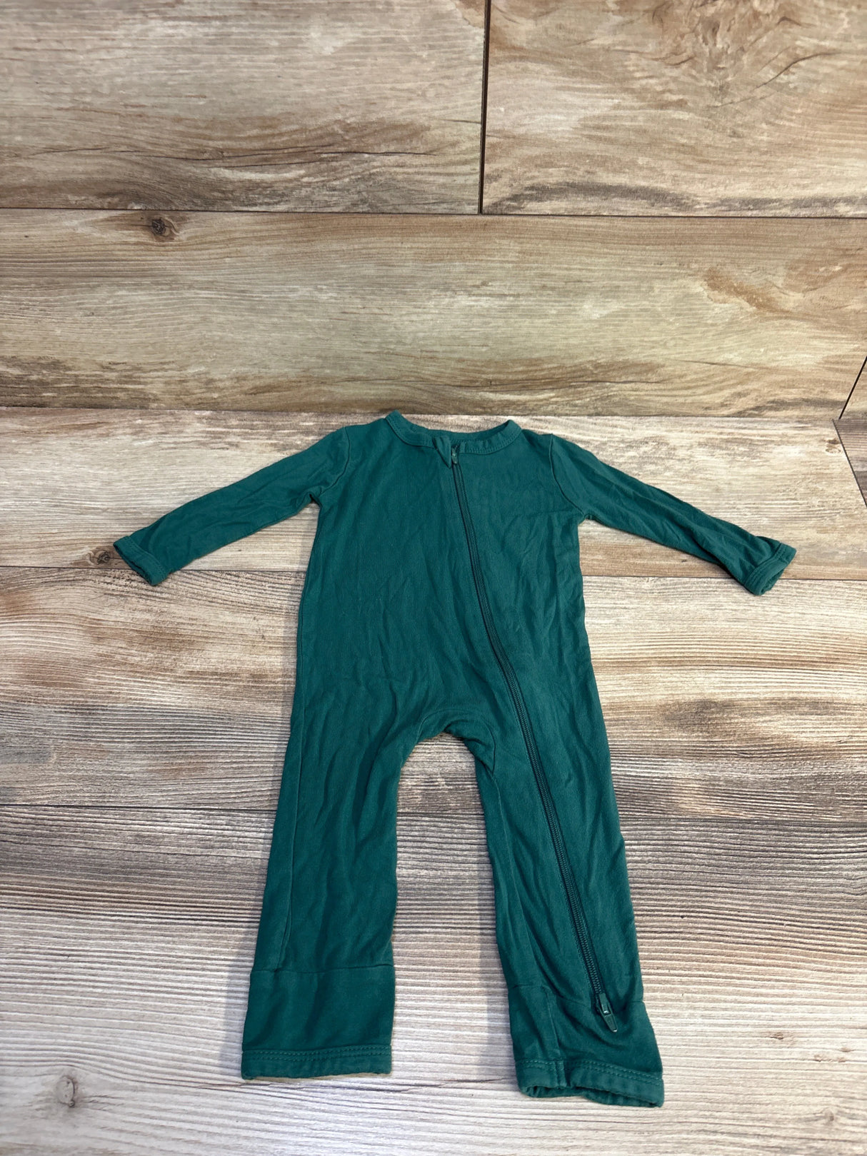 Kyte Baby Footless Zippered Bamboo Sleeper Green sz 3-6m