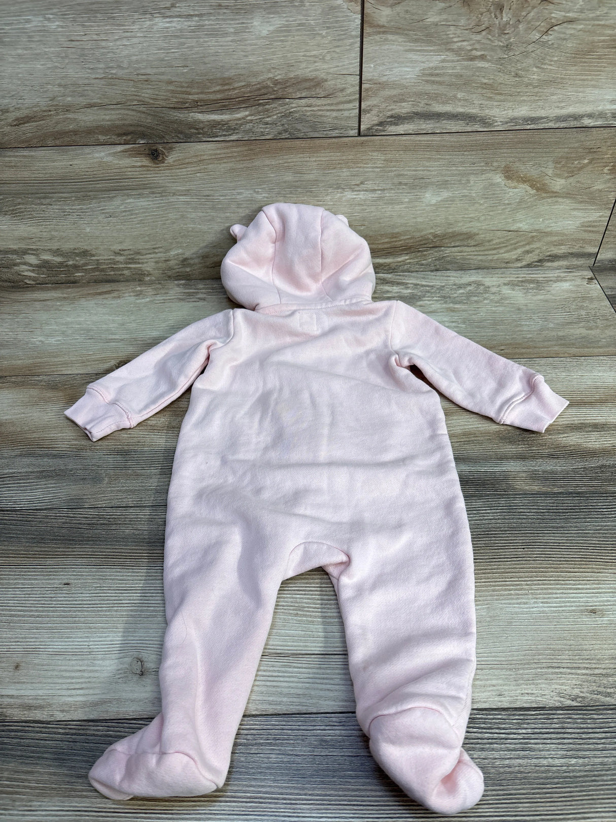 Baby Gap Sherpa Lined Hooded Coverall Pink sz 3-6m