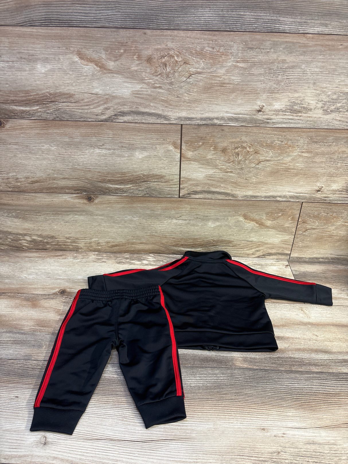 Adidas 2pc Tracksuit Black sz 3m