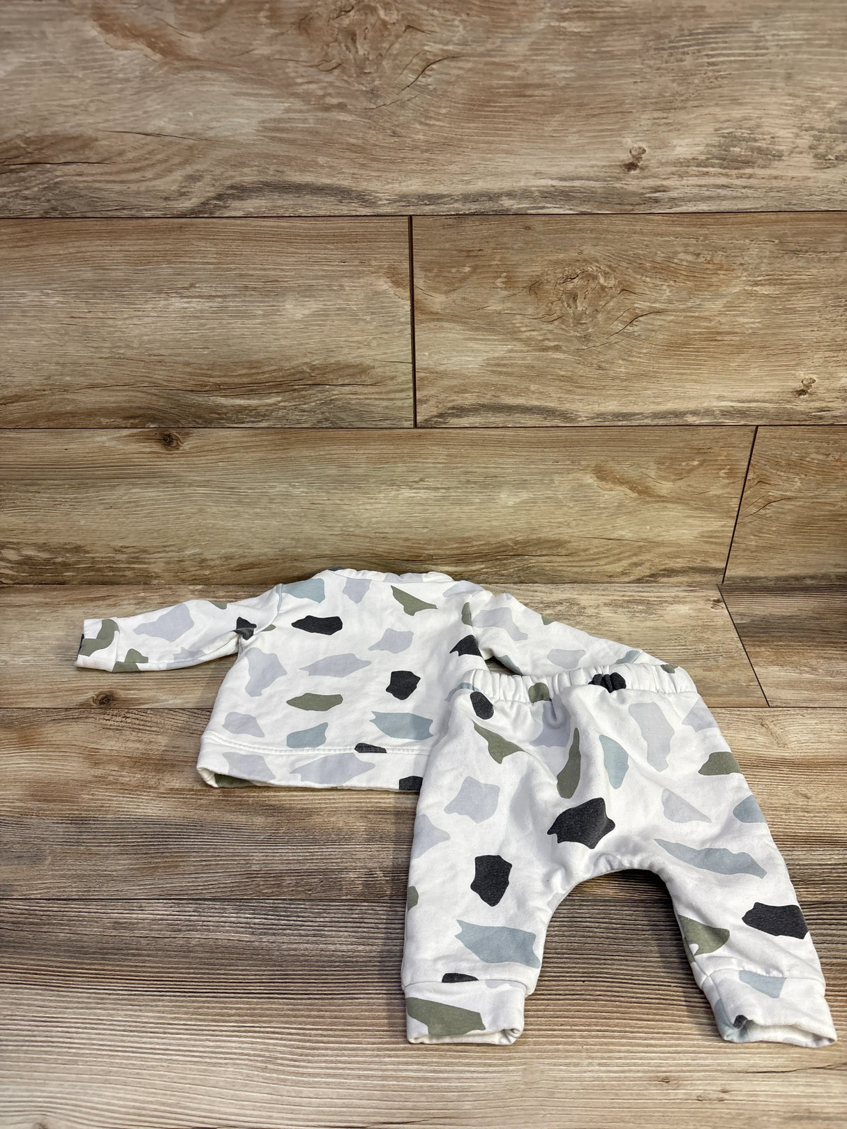 Nordstrom 2pc Sweatshirt & Pants Set White sz 6m