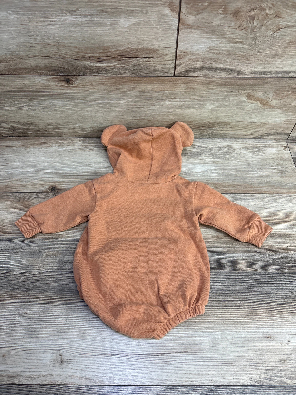 Disney Baby Simba Hooded Sweater Romper Rust sz 6-9m