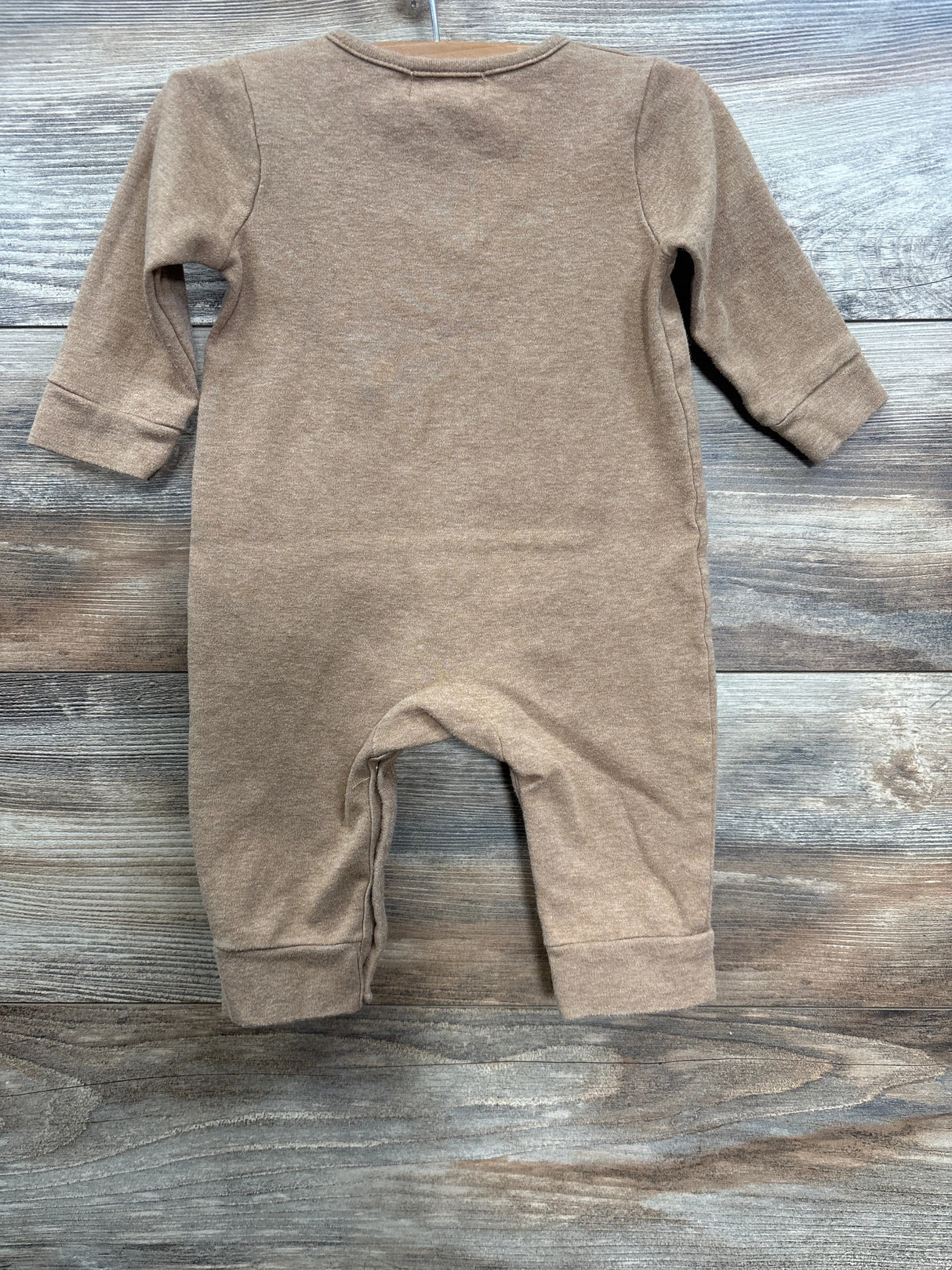 Rabbit Bear Henley Bear Coverall Brown sz 6-9m