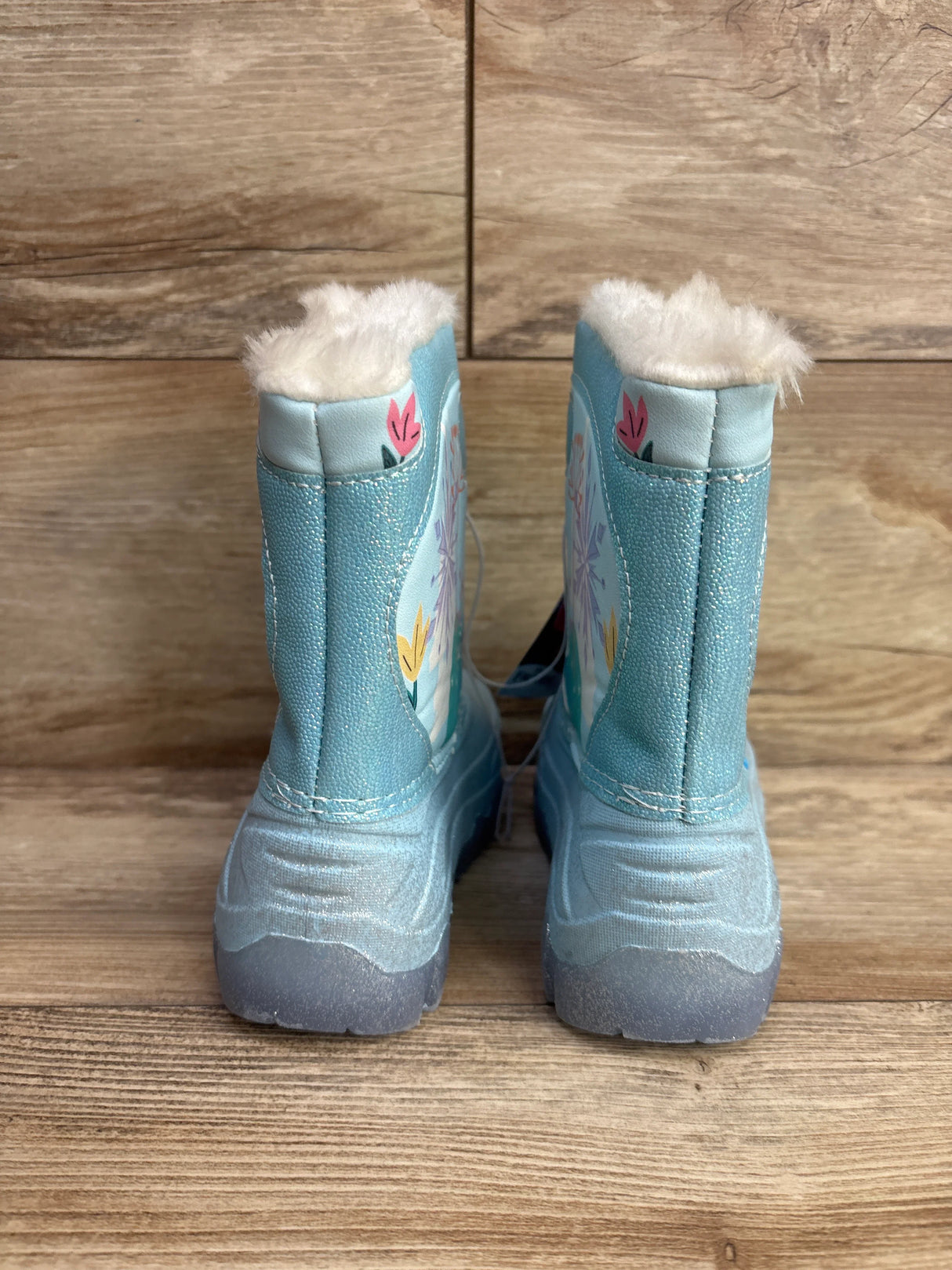 NEW Toddler Girls' Frozen Light-Up Winter Snow Boots sz 12c