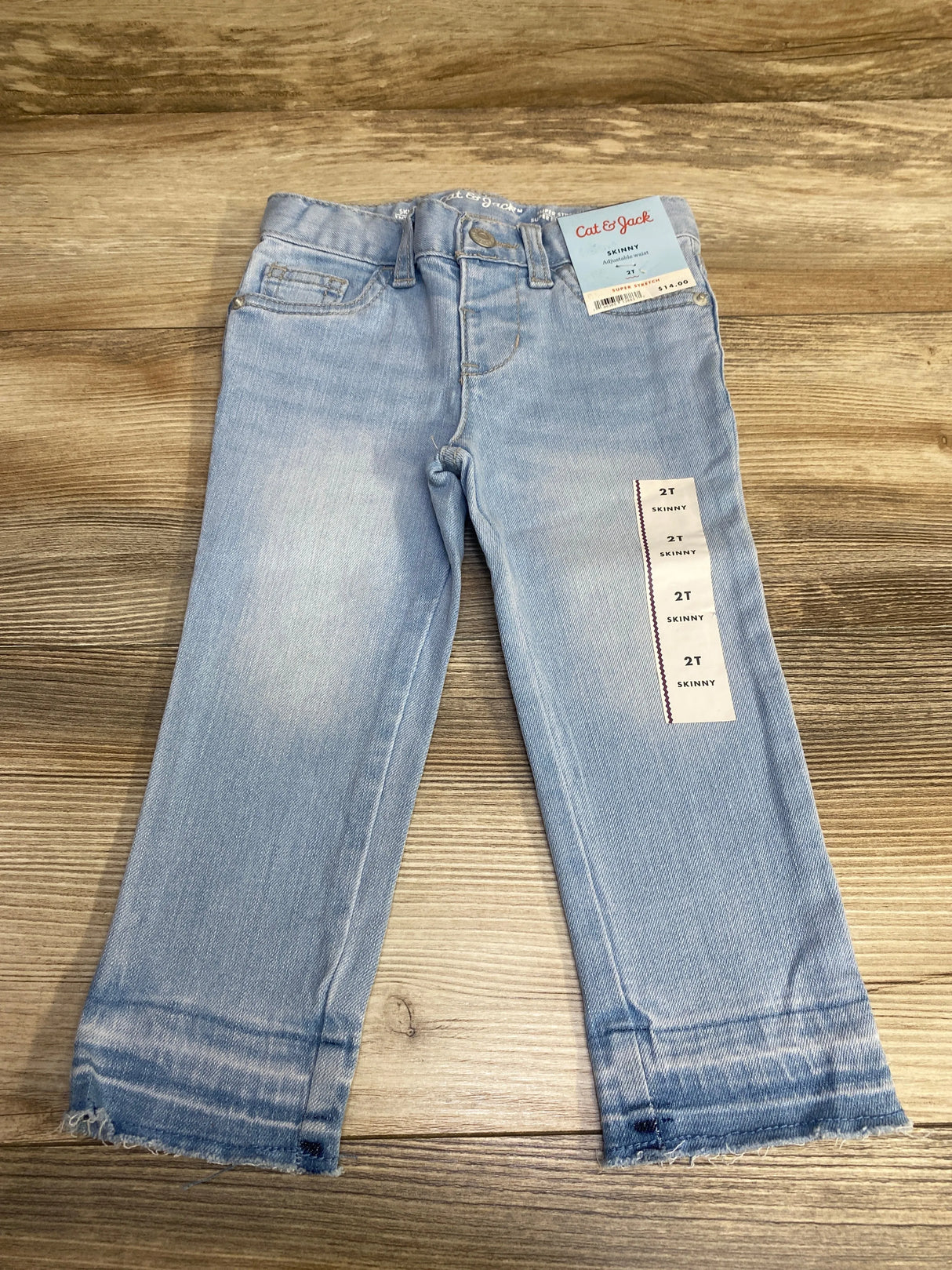 NEW Cat & Jack Skinny Jeans Blue sz 2T - Me n Mommy To Be
