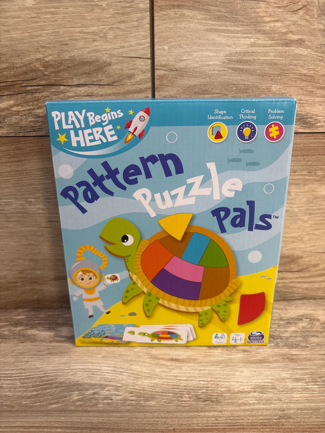 NEW Play Begins Here, Pattern Puzzle Pals Jigsaw - Me n Mommy To Be