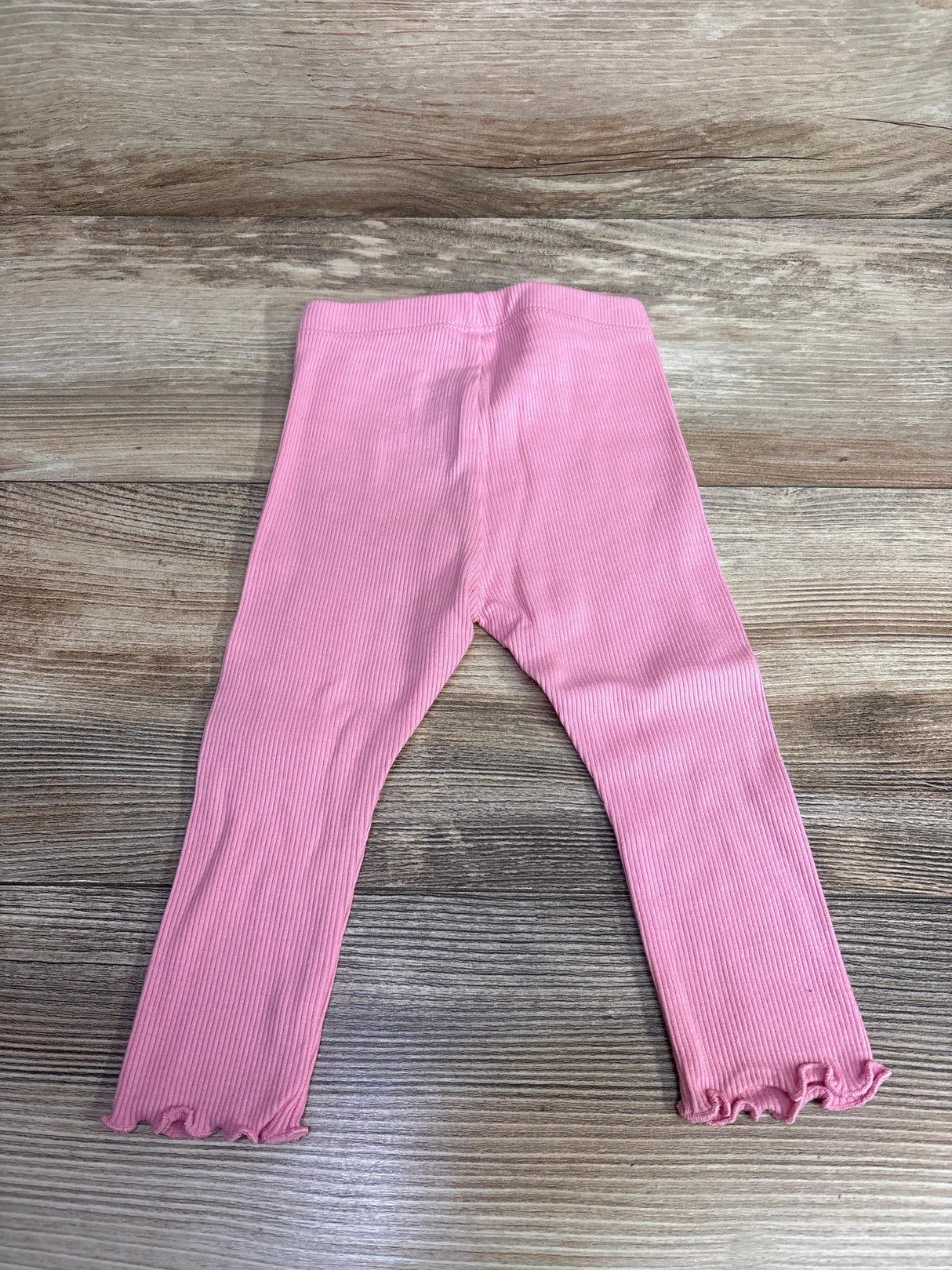 NEW Okie Dokie Ribbed Sea Pink Leggings sz 9m