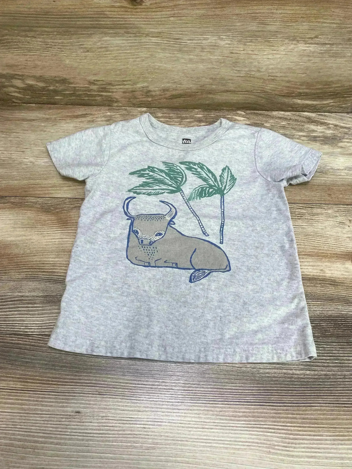 TEA Bull Shirt Grey sz 3T - Me n Mommy To Be