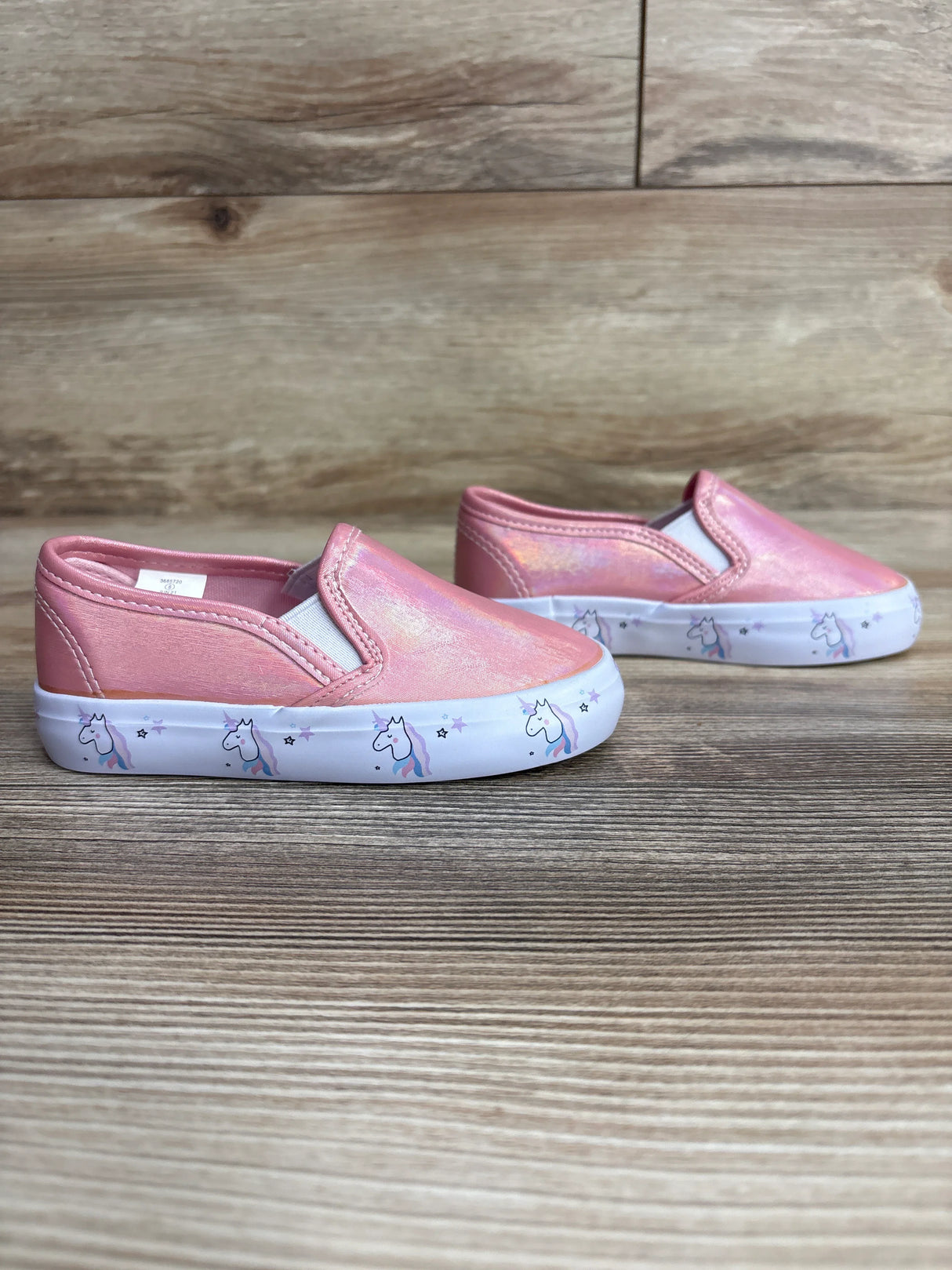 US Sports Unicorn Slip-On Sneakers Pink sz 8c