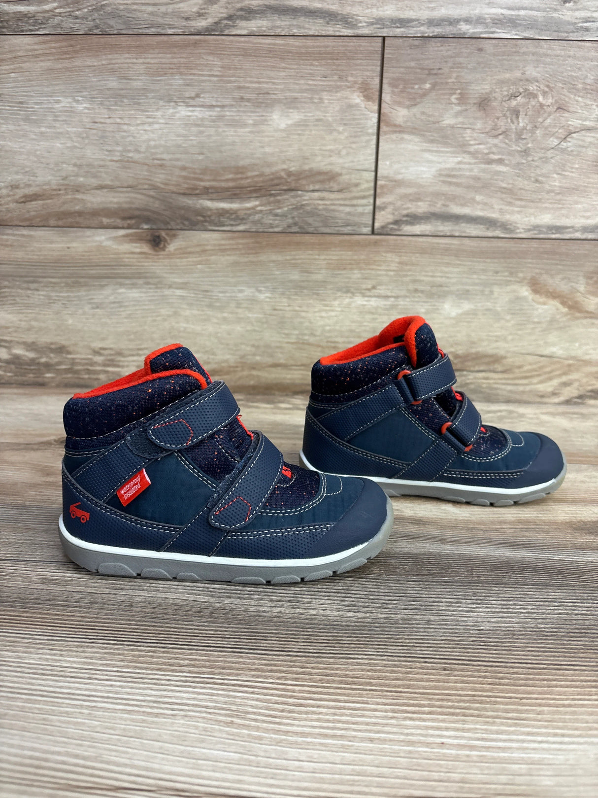 See Kai Run Atlas II Waterproof & Insulated Winter Boots Navy sz 12c