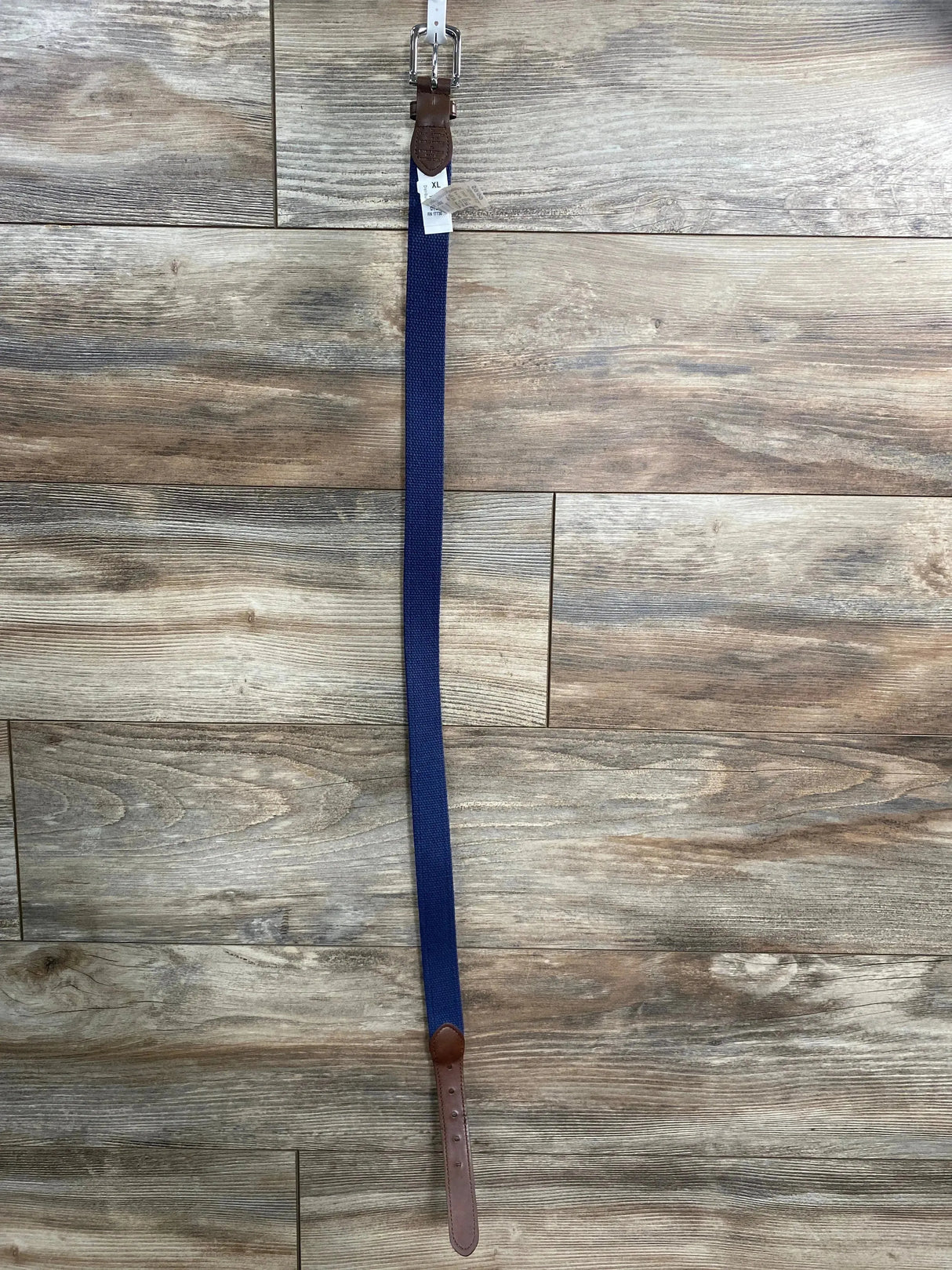 NEW Cat & Jack Chambray Belt Blue sz XL - Me n Mommy To Be