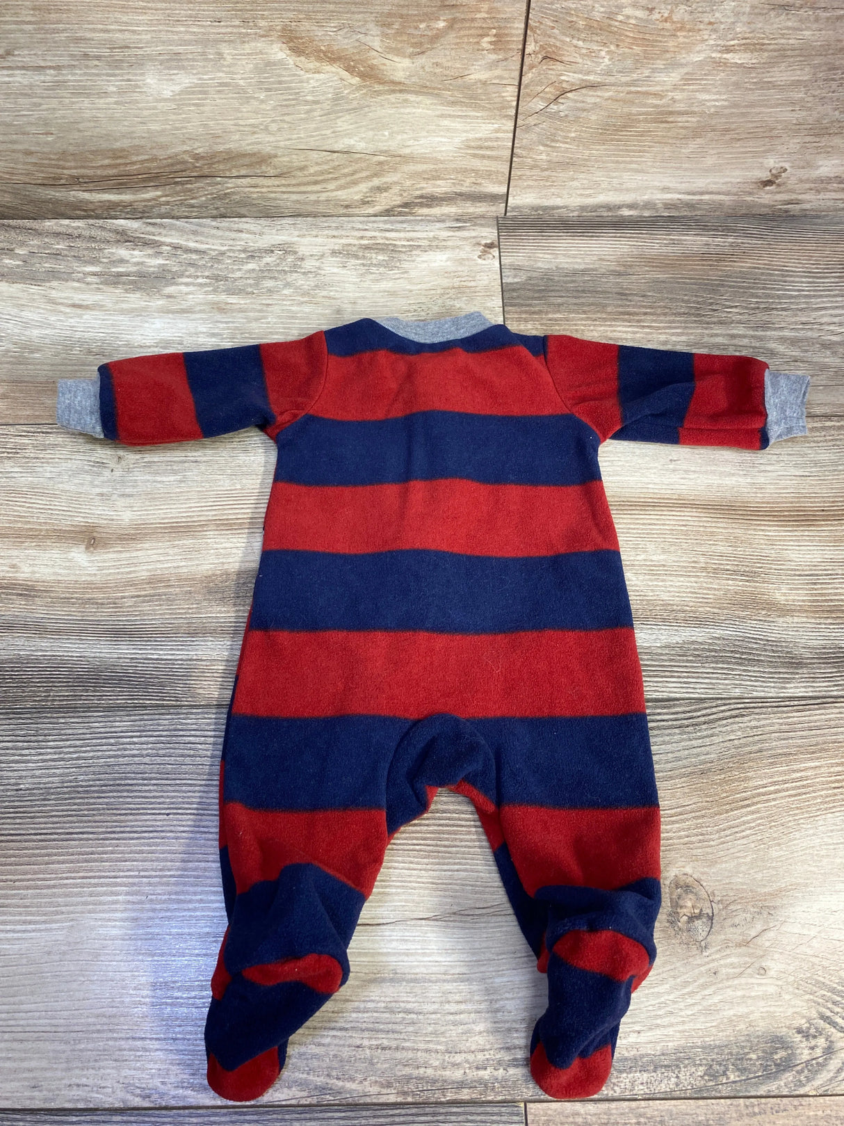 Carter's Striped Blanket Sleeper Burgundy sz Newborn